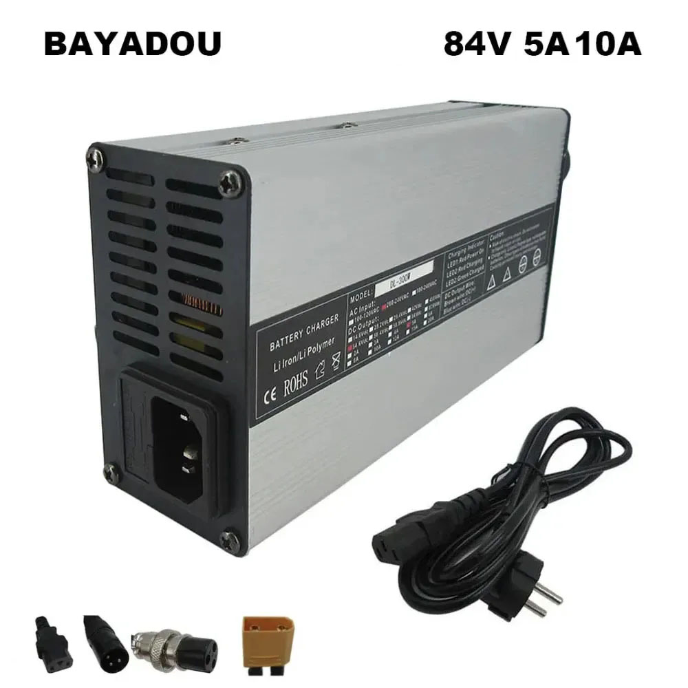 84V 20A Smart Charger - Cargador Inteligente de Litio de 72V