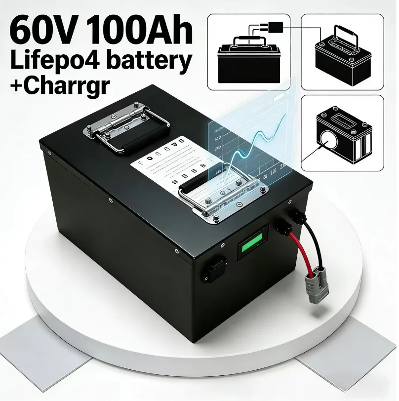 Batería LiFePO4 de 60V 100Ah/1 - 72V 40Ah Lifepo4 Battery Pack reseña y precio